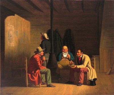 Plattelands politicus door George Caleb Bingham